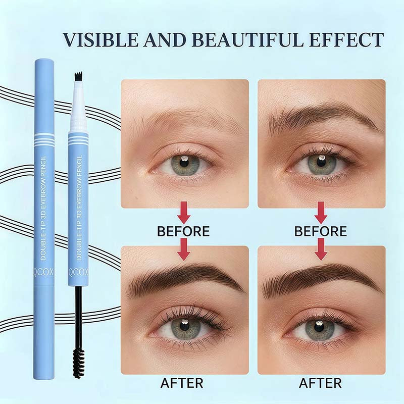 Mivoralife 2-in-1 Waterproof Micro-Fork Eyebrow Pen & Tinted Gel - image 3