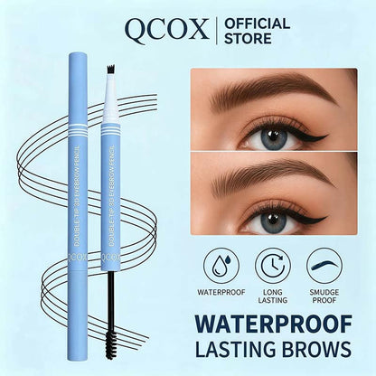 Mivoralife 2-in-1 Waterproof Micro-Fork Eyebrow Pen & Tinted Gel - image 1