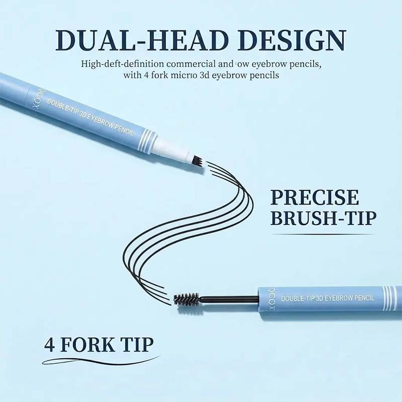 Mivoralife 2-in-1 Waterproof Micro-Fork Eyebrow Pen & Tinted Gel - image 5