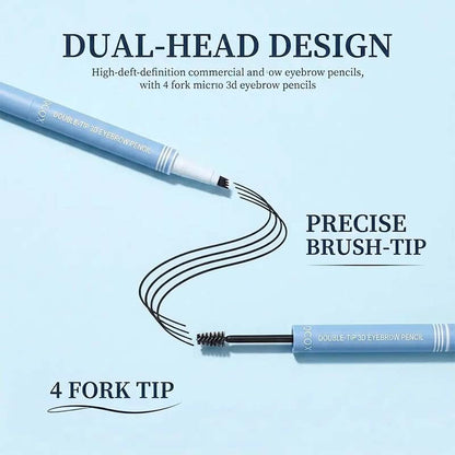 Mivoralife 2-in-1 Waterproof Micro-Fork Eyebrow Pen & Tinted Gel - image 5
