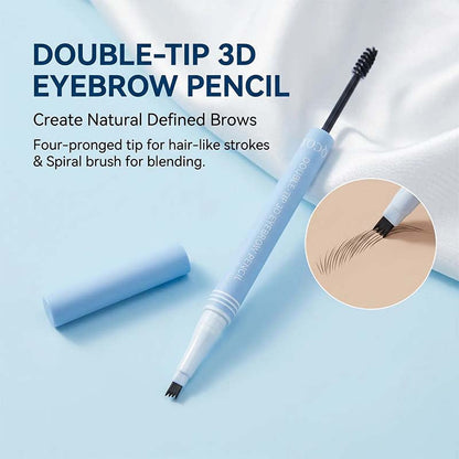 Mivoralife 2-in-1 Waterproof Micro-Fork Eyebrow Pen & Tinted Gel - image 2