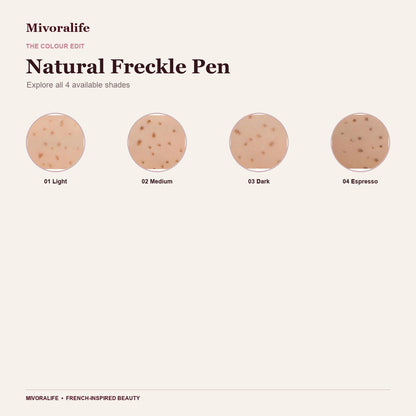 Mivoralife gallery — Mivoralife Natural Freckle Pen — shade guide