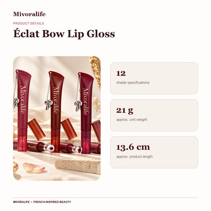 Mivoralife gallery — Mivoralife Éclat Bow Lip Gloss — details