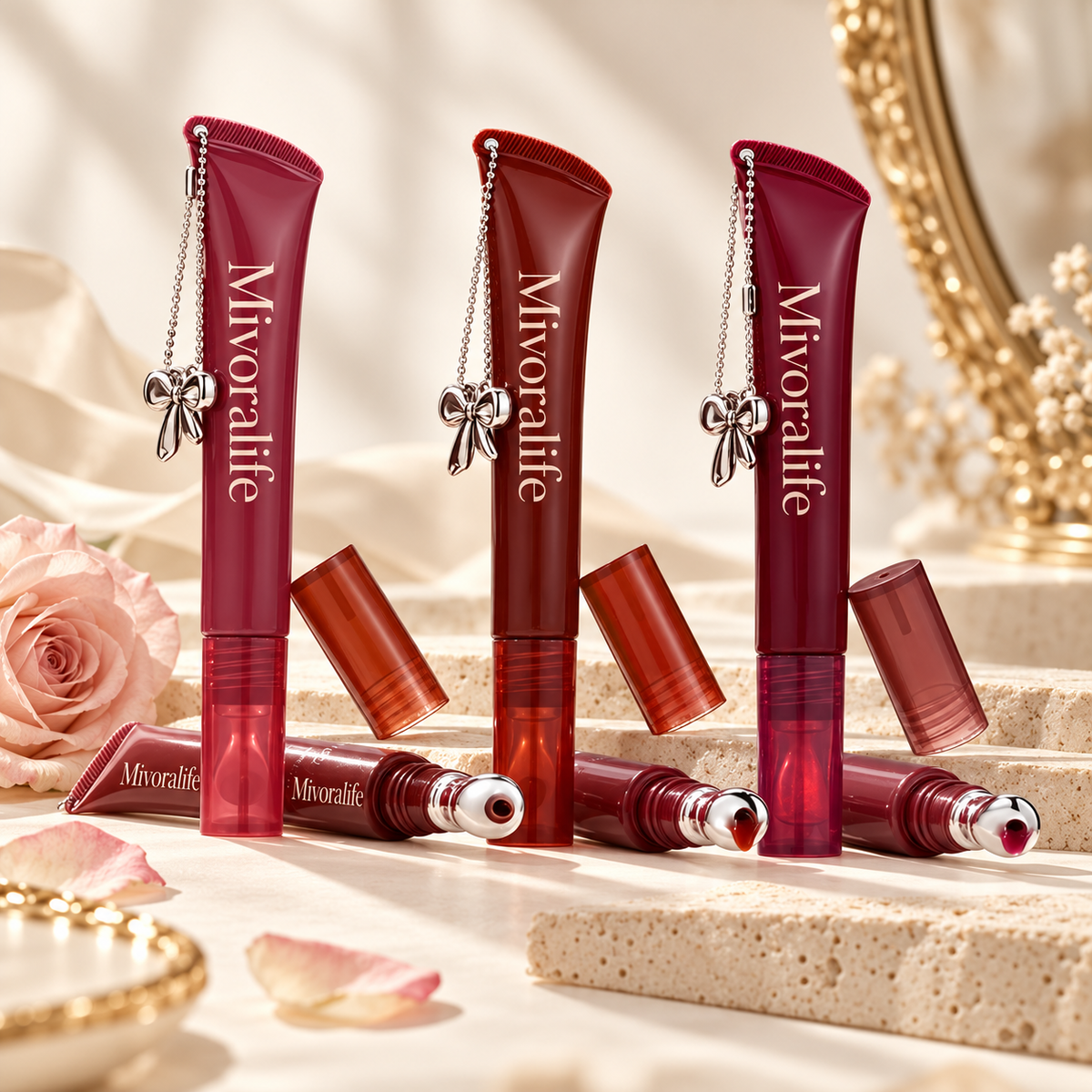 Mivoralife Éclat Bow Lip Gloss - Mivoralife