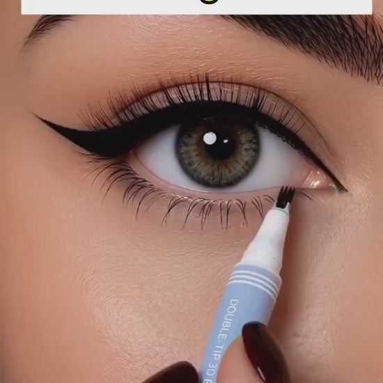 Still tracing fake blocky brows demonstration